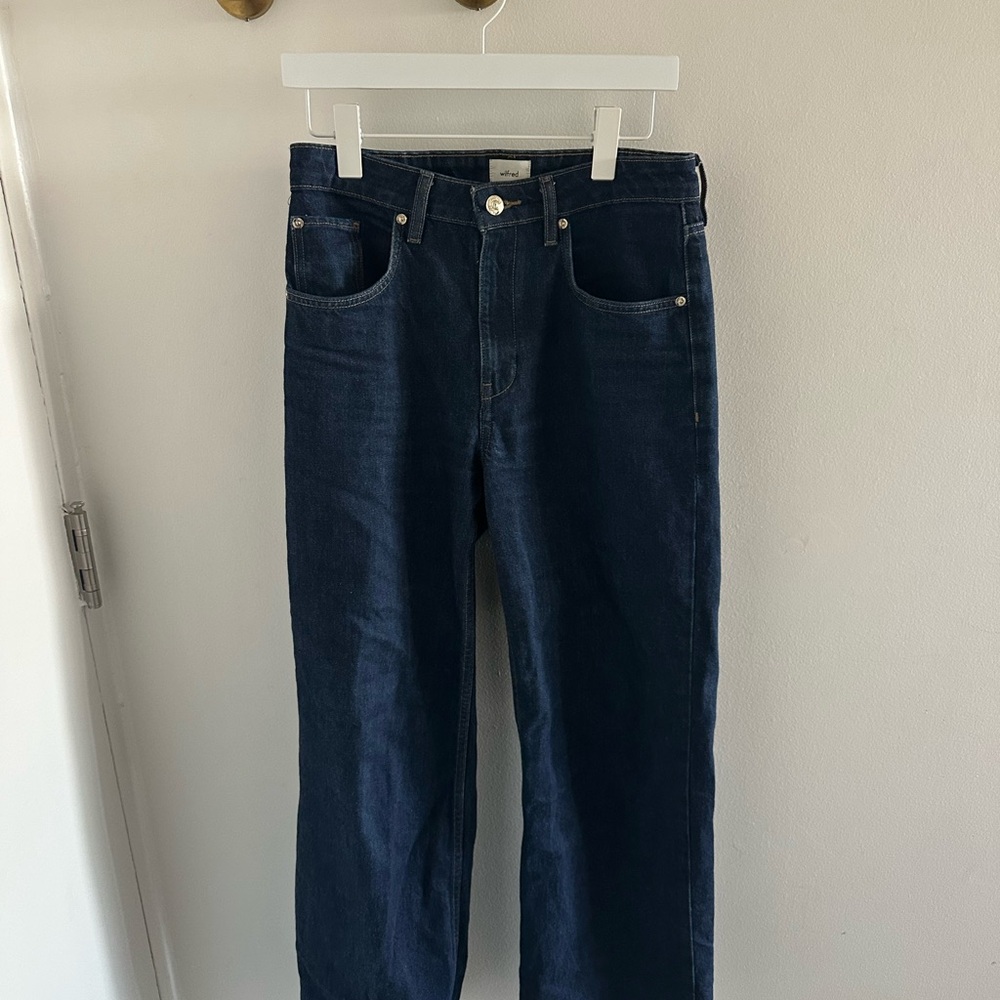 Wilfred Dark Blue High Rise Jeans